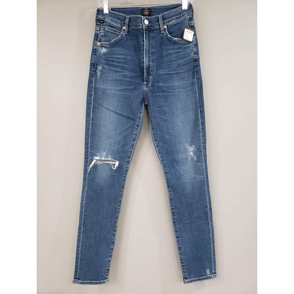 Citizens of Humanity Chrissy Uber High Rise Skinny Jeans Blue 30 1498W232